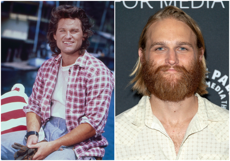 Kurt Russell y Wyatt Russell | Getty Images Photo by Aaron Rapoport/Corbis & Eugene Powers/Shutterstock