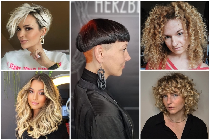 Forty, Flirty, and Thriving: Fresh New Hair Trends for Women Over 40 | Instagram/@mademoiselle_pixie & @beautyshop.homee & @herzblut_friseure & @curly_zsukant & @_thegirlwiththecurls_