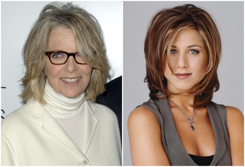 The Diane Keaton or Rachel Greene | Shutterstock Editorial photo by Picture Perfect & MovieStillsDB Photo by daysfan20yrs/Copyright by The WB Television Network