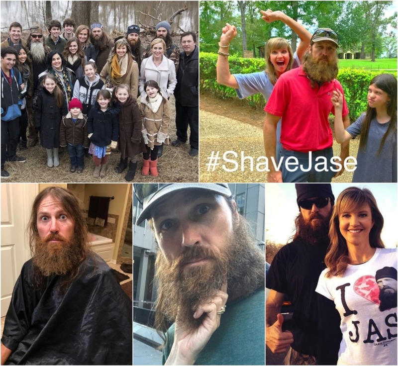 El favorito de los fans de “Duck Dynasty” se afeita la barba y nadie lo reconoce | Instagram/@duckdynastyae & @missyduckwife