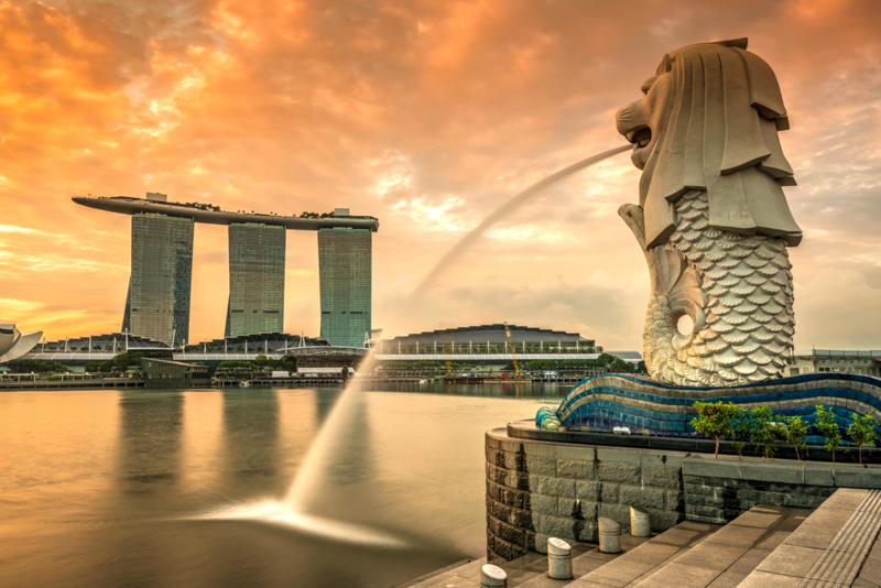 ¿Es un pez? ¿Es un león? ¡Es un Merlion! | Alamy Stock Photo by Stefano Politi Markovina