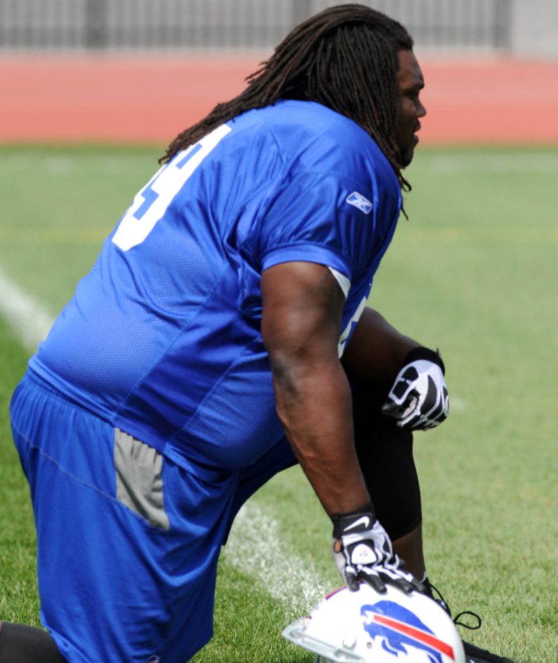 Michael Jasper – 1,93 m., 170 kg. | Alamy Stock Photo by Michael Johnson/Southcreek Global/ZUMA Press Inc