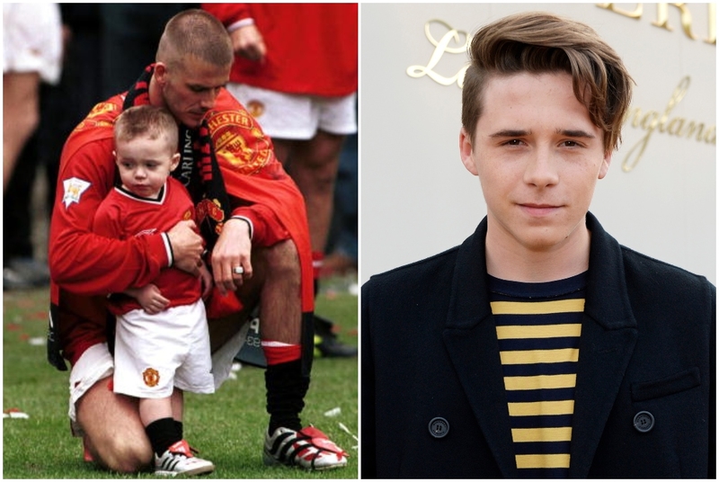 El hijo de David Beckham: Brooklyn Beckham | Getty Images Photo by Stu Forster/ALLSPORT & David M. Benett