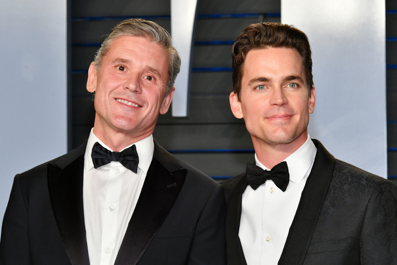 Simon Halls y Matt Bomer | Getty Images Photo by Dia Dipasupil