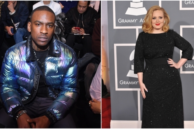 Romance: Adele y Skepta | Getty Images Photo by Victor Boyko & Shutterstock