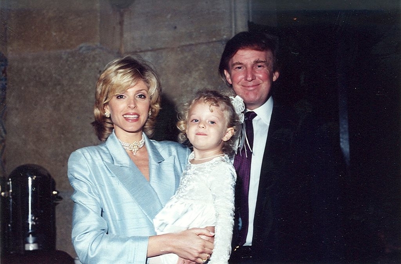 Donald, Marla, y Tiffany | Getty Images Photo by Davidoff Studios