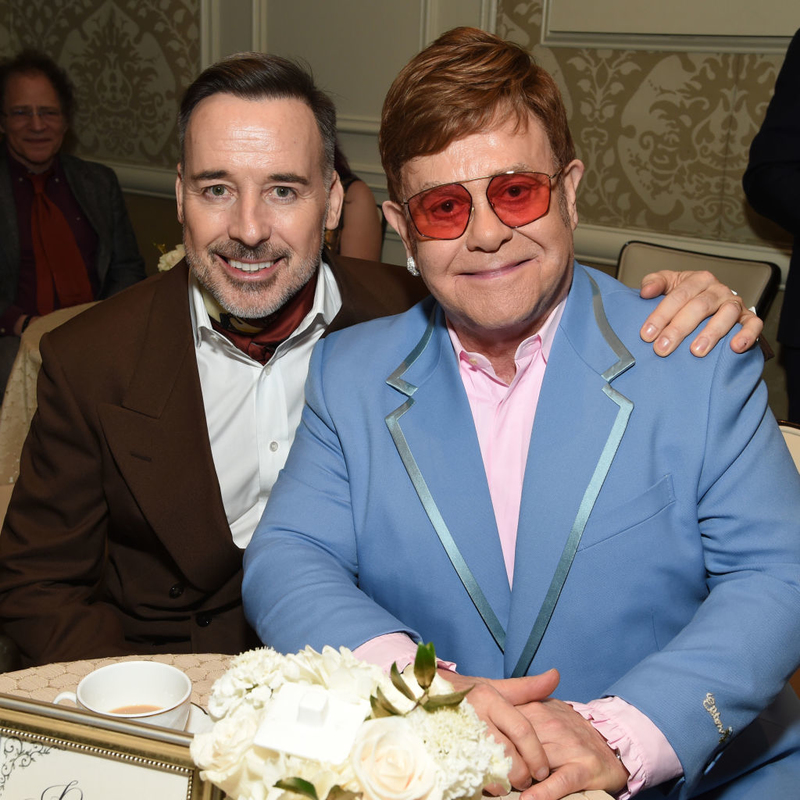 Elton John e David Furnish | Getty Images Photo by Michael Kovac/BAFTA 