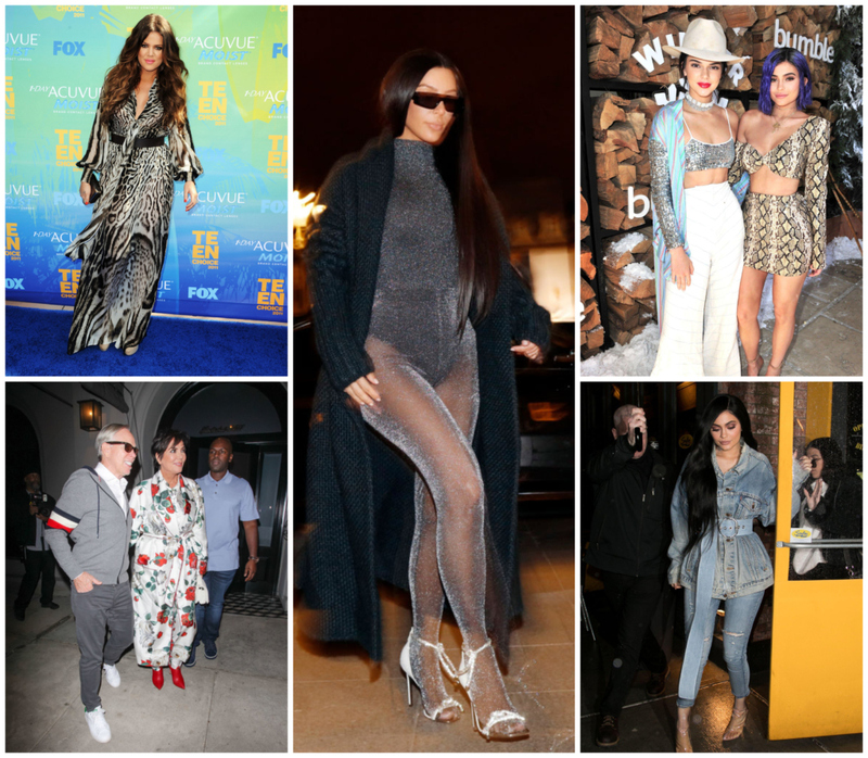 Os piores looks da família Kardashian | Getty Images Photo by Steve Granitz/WireImage & Mehdi Taamallah/NurPhoto & G022/Bauer-Griffin/GC Images & Jerod Harris & Marc Piasecki/GC Images
