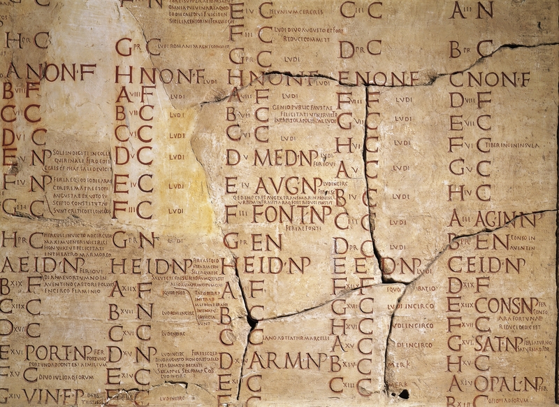 The Roman Calendar | Getty Images Photo By DEA / A. DAGLI ORTI/De Agostini