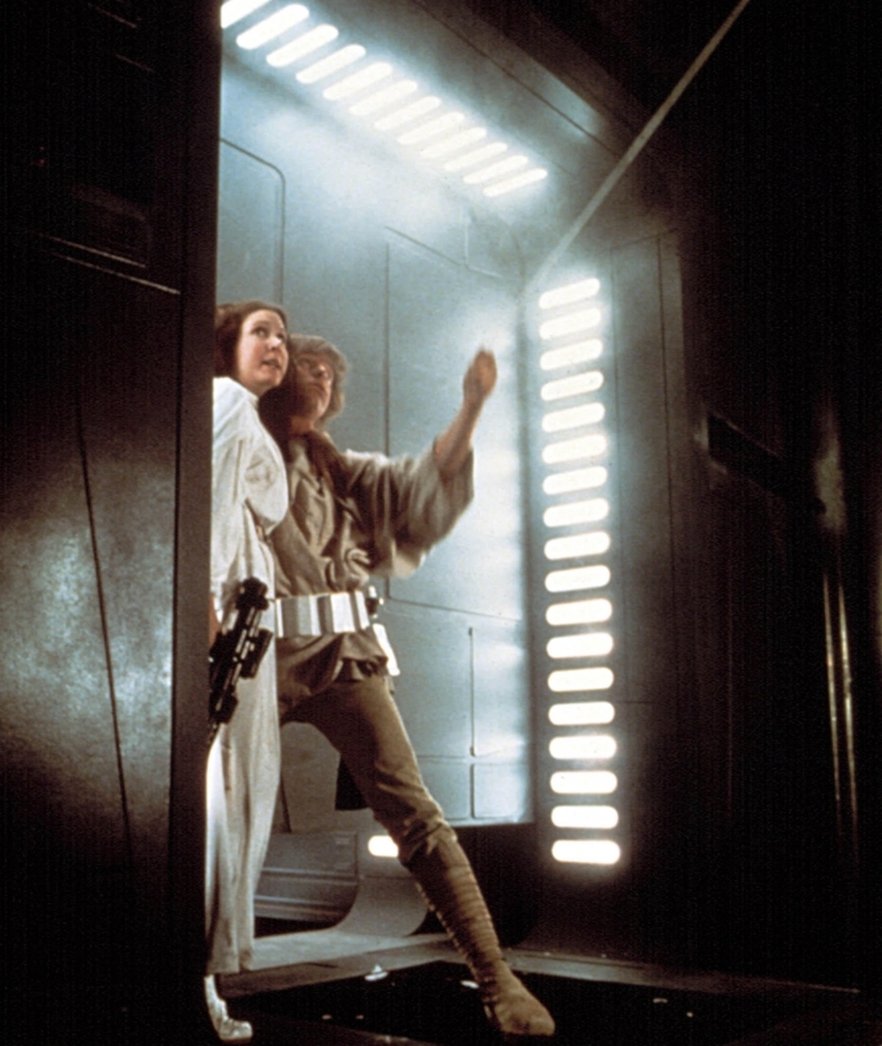 Luke e Leia atravessam a Estrela da Morte | Alamy Stock Photo by Lucasfilm Ltd./Courtesy Everett Collection