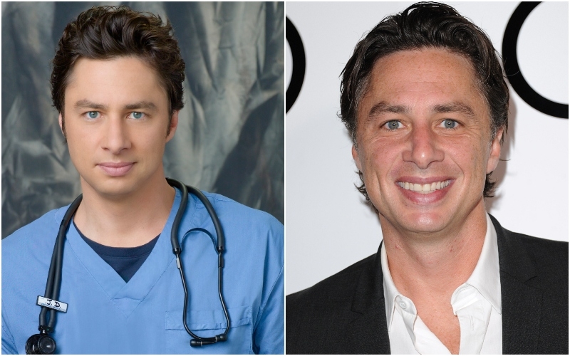 Zach Braff – “Scrubs” | MovieStillsDB & Alamy Stock Photo by Mpi99/Media Punch/Alamy Live News