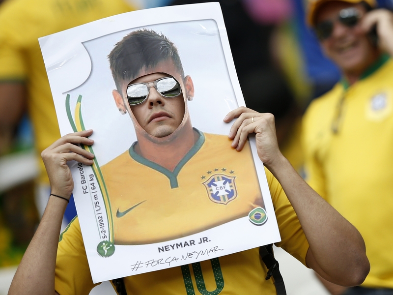 A Cara de Um Campeão | Getty Images Photo by ADRIAN DENNIS/AFP 