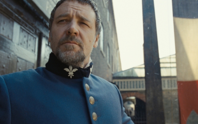 Russel Crowe como Inspetor Javert em 