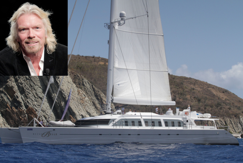 Necker Belle De Richard Branson | Shutterstock Editorial Photo by Ingrid Abery & Alamy Stock Photo by Francis Specker