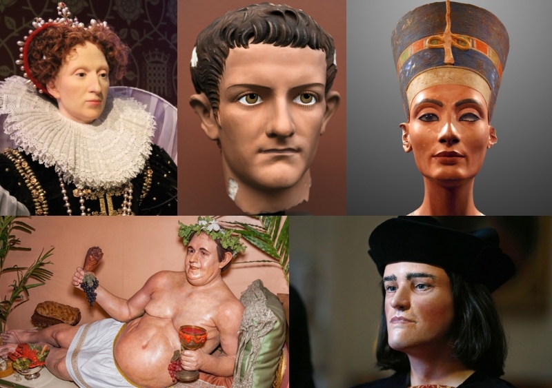 Representações Fidedignas das Maiores Figuras da História | Shutterstock Editorial photo by Lorna Roberts & Alamy Stock Photo