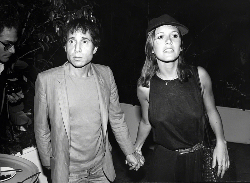 Carrie Fisher E Paul Simon | Getty Images Photo by Robin Platzer/IMAGES