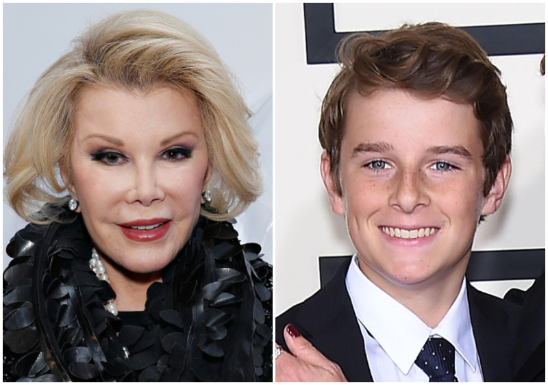 Edgar Cooper Endicott: neto de Joan Rivers | Getty Images Photo by Cindy Ord & Alamy Stock Photo by Lisa O