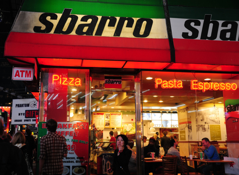 Sbarro | Alamy Stock Photo by robert harrison