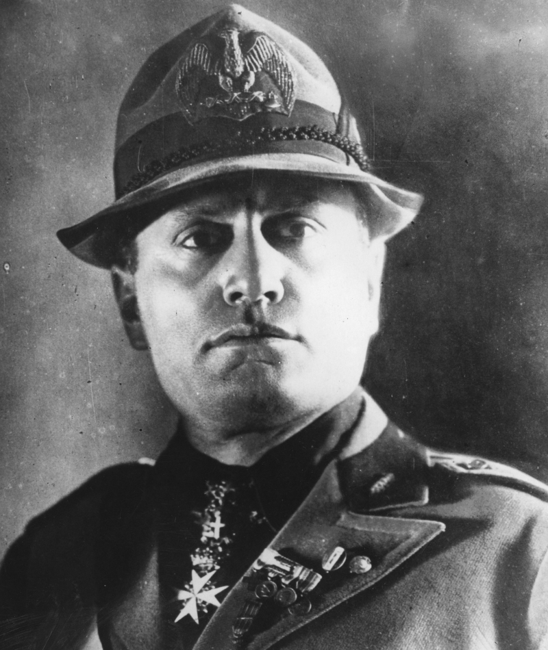 Benito Mussolini | Getty Images Photo by Topical Press Agency