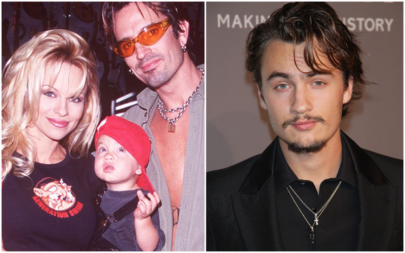 Tommy Lee and Pamela Anderson’s son: Brandon Thomas Lee | Getty Images Photo by SGranitz/WireImage & Alamy Stock Photo by MediaPunch Inc/Alamy Live News