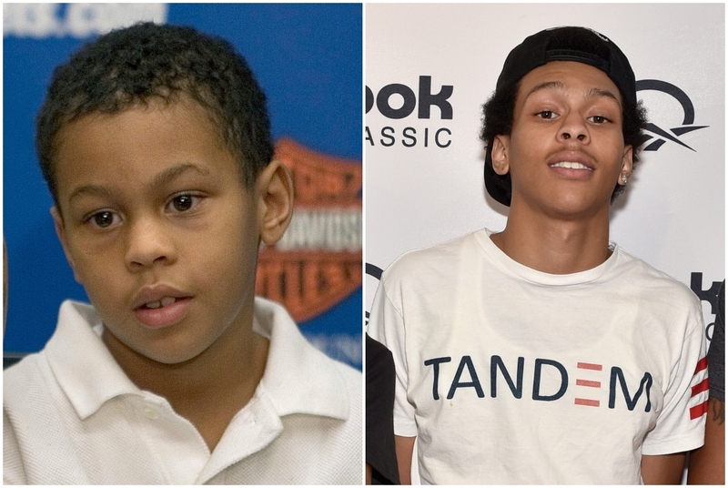 Allen Iverson’s son: Allen Iverson II | Alamy Stock Photo by UPI Photo/Gary C. Caskey & Getty Images Photo by Bryan Bedder