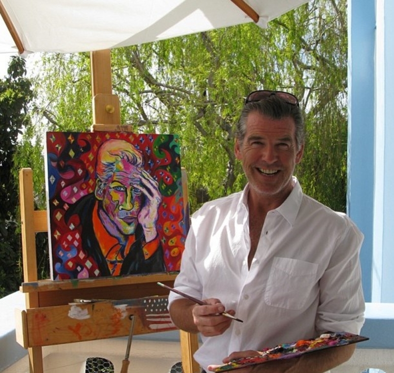 Pierce Brosnan, the Artist | Instagram/@piercebrosnanofficial