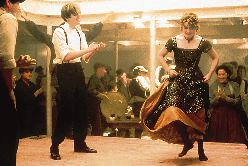 Jack and Rose Dancing in “Titanic” | Alamy Stock Photo by United Archives GmbH/TBM