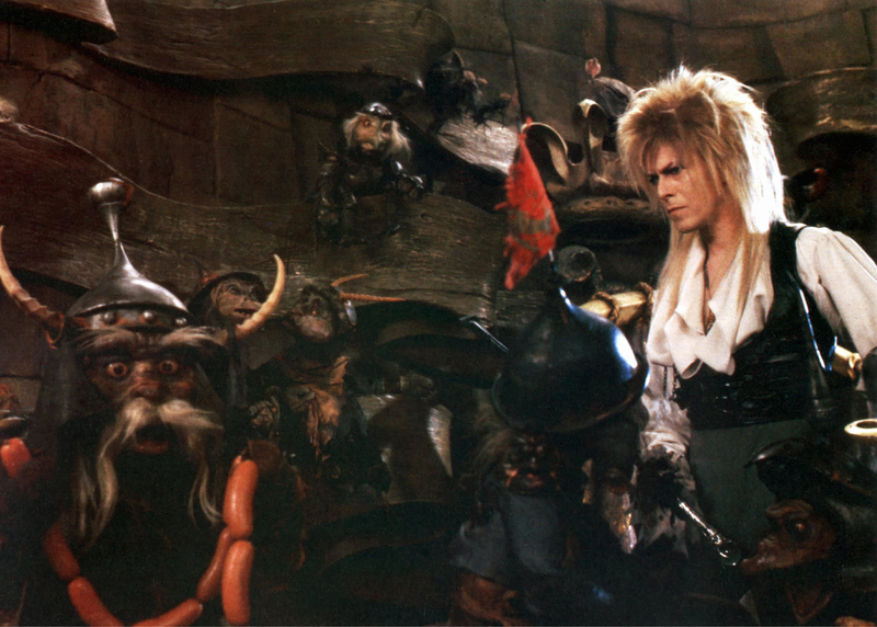 David Bowie’s Goblin-Filled Performance in “Labyrinth” | Alamy Stock Photo by United Archives GmbH/Impress