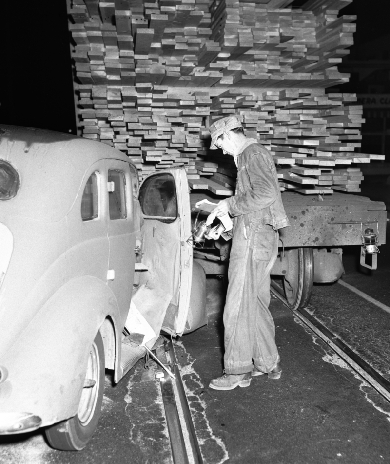 Crumbled Like a Tin Can | Getty Images Photo by USC Libraries/Corbis/University of Southern California