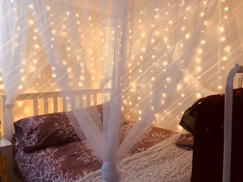 Fairy Light Canopy | Reddit.com/ultimakita