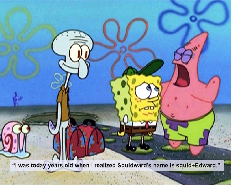 The Punny Origins of Squidward's Name | Alamy Stock Photo