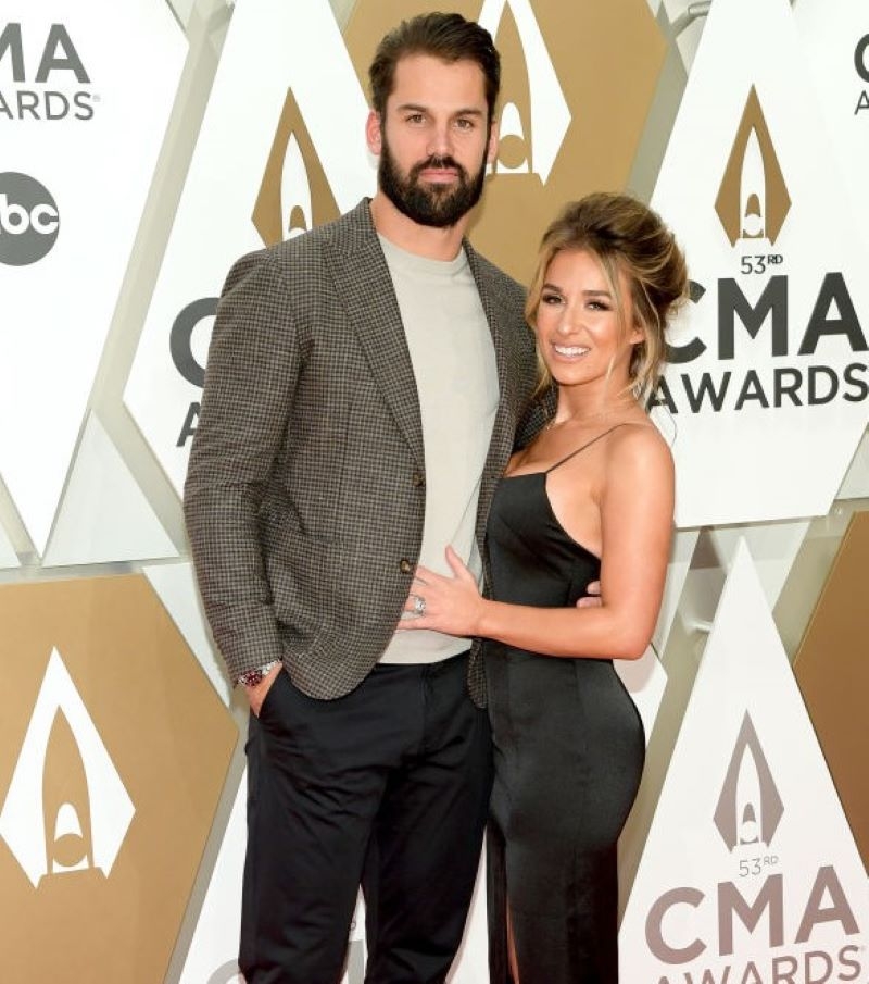 Jessie James and Eric Decker | Getty Images Photo by Jason Kempin