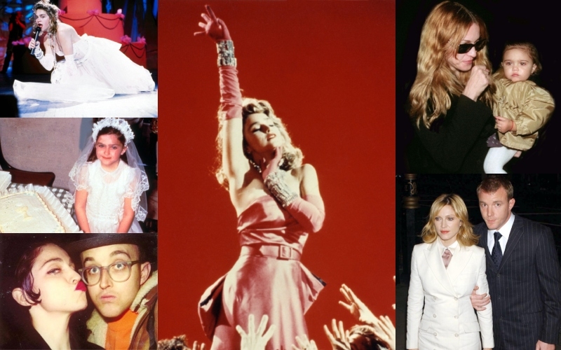 Madonna: Interesting Facts About the Material Girl | Alamy Stock Photo by Courtesy Everett Collection & Alamy Stock Photo by Moviestore Collection Ltd & Facebook/@madonna & Alamy Stock Photo by Pictorial Press & Getty Images Photo by John Barrett/PHOTOlink /MediaPunch & Alamy Stock Photo by Yui Mok