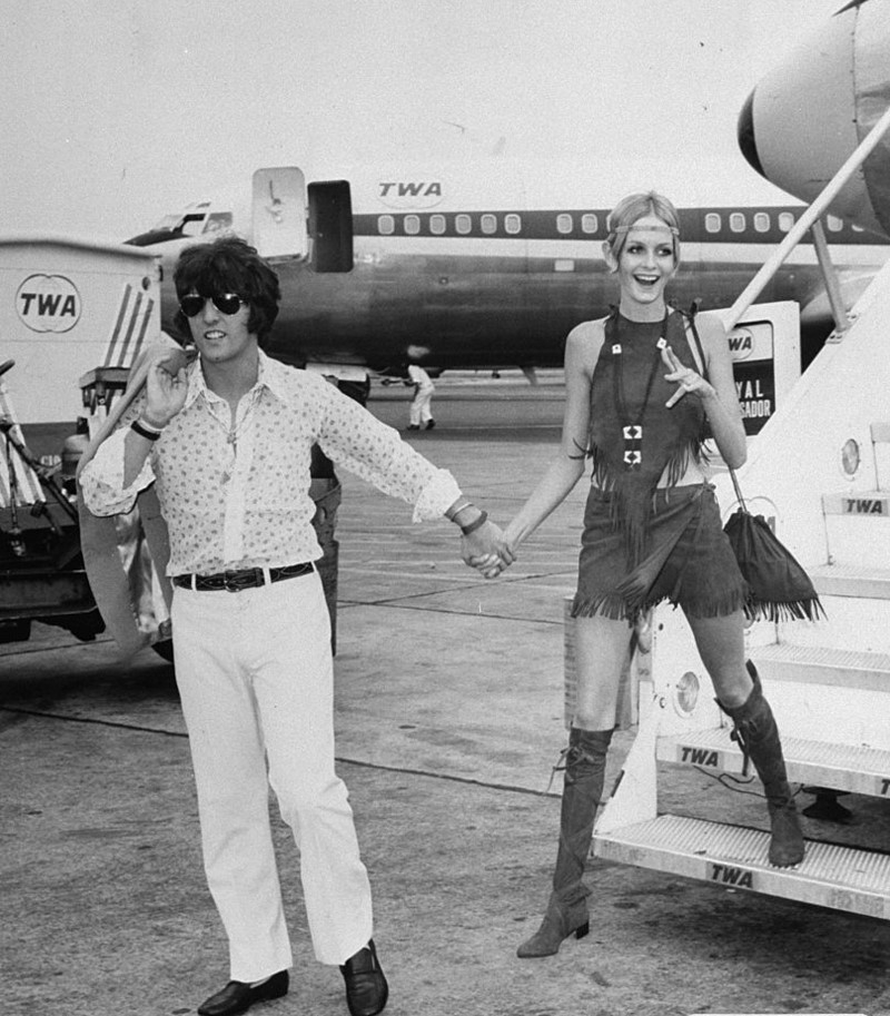 Twiggy and Justin de Villeneuve | Getty Images Photo by Tom Gallagher/NY Daily News Archive