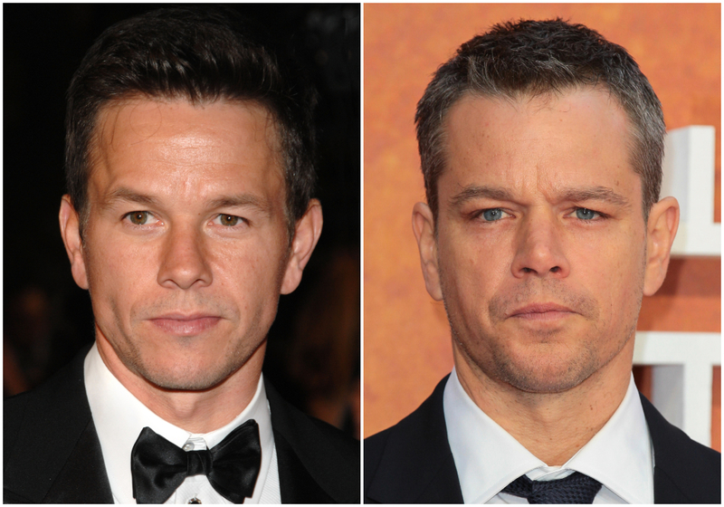 Mark Wahlberg and Matt Damon | Alamy Stock Photo by Redcarpetpress & WFPA