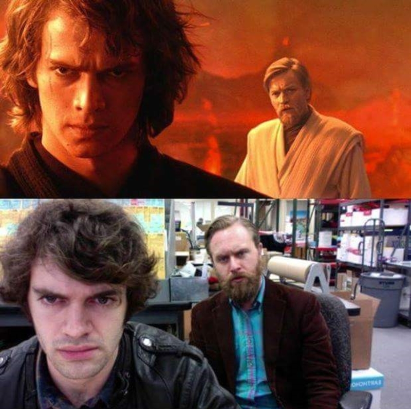 You Were My Coworker, Anakin! | Imgur.com/DrPepperWho