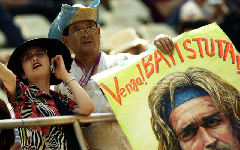 Batistuta — Our Lord and Savior | Getty Images Photo by Matthew Ashton/EMPICS