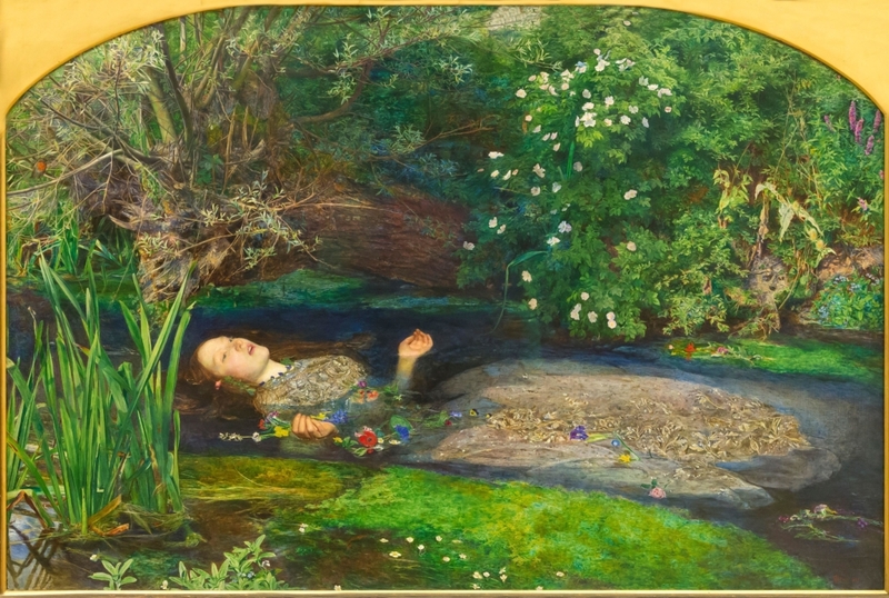 “Ophelia” by Sir John Everett Millais | Alamy Stock Photo by photosublime 