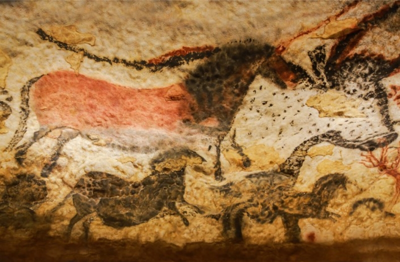 “Lascaux Cave Paintings” by Unknown | thipjang/Shutterstock