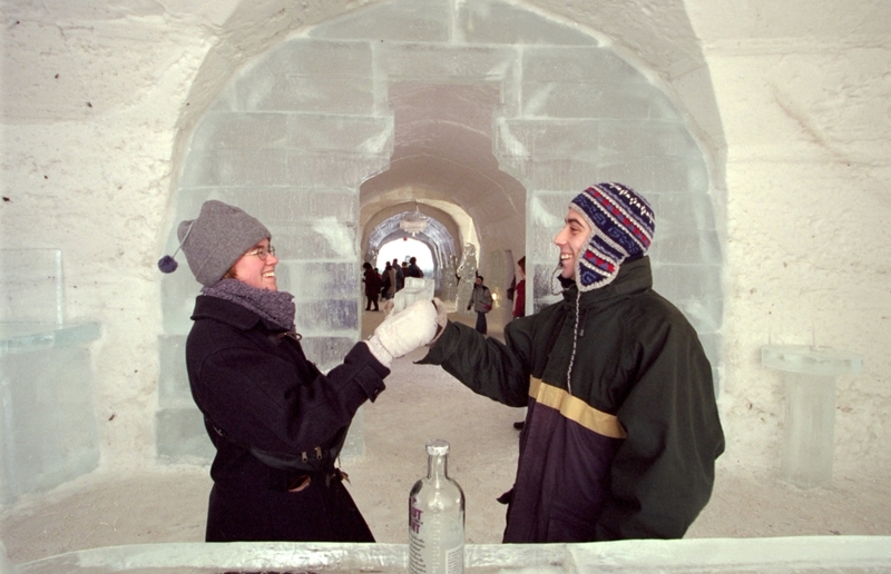 Hôtel de Glace in Canada | Getty Images Photo by Frederic REGLAIN