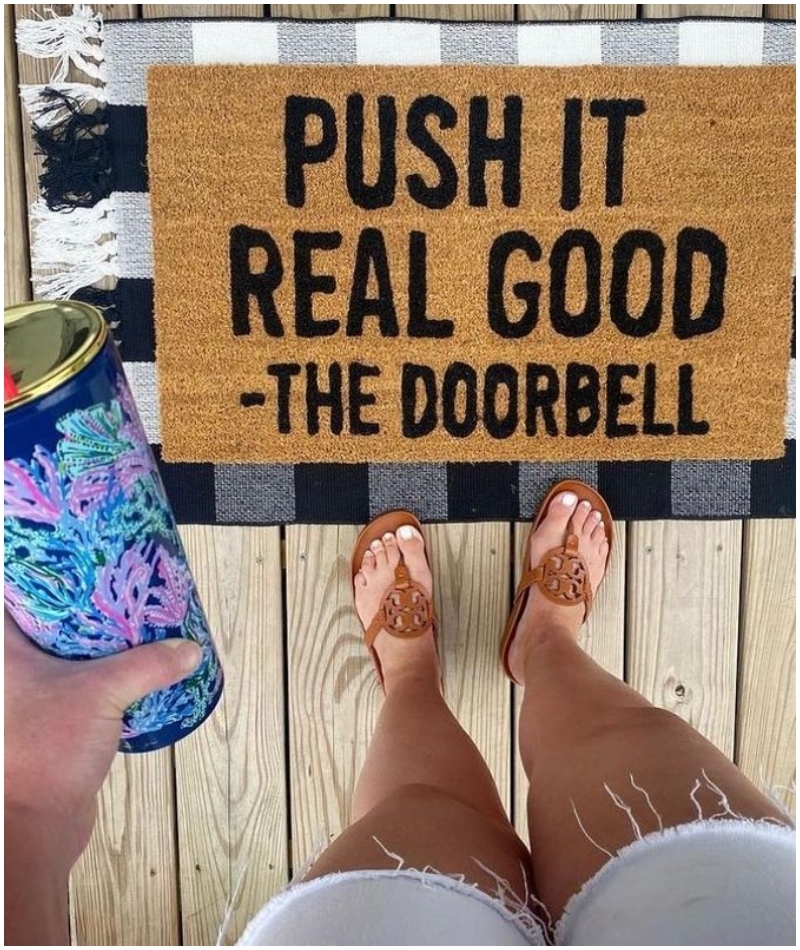 Pump Up the Jam | Instagram/@shutthefrontdoordoormats