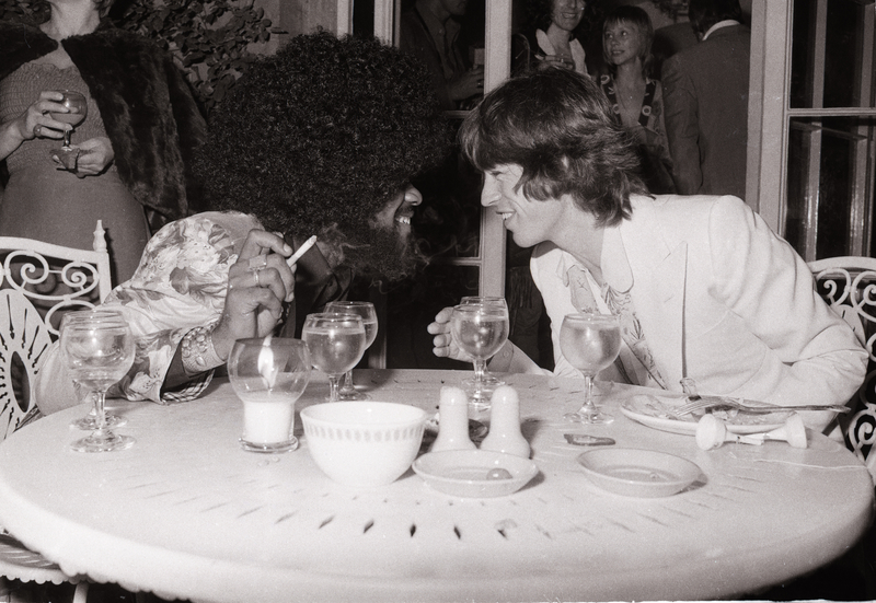 Billy Preston and Mick Jagger Celebrate a Rolling Stones’ Album | Getty Images Photo by Michael Putland