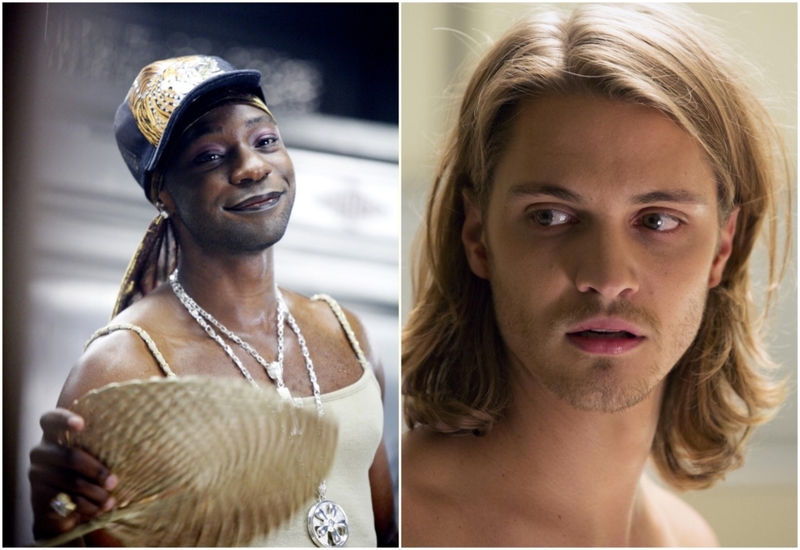 Luke Grimes and Nelsan Ellis on 